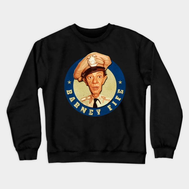 Keeping Mayberry Safe Barney Fife Law Enforcement Shirt Crewneck Sweatshirt by Zombie Girlshop